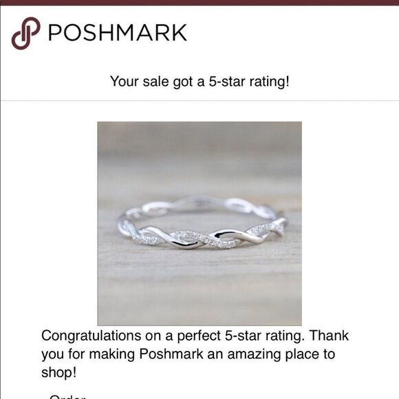 ✨Chloetina Stunning Classic Twist Austrian CZ Ring - Picture 6 of 8